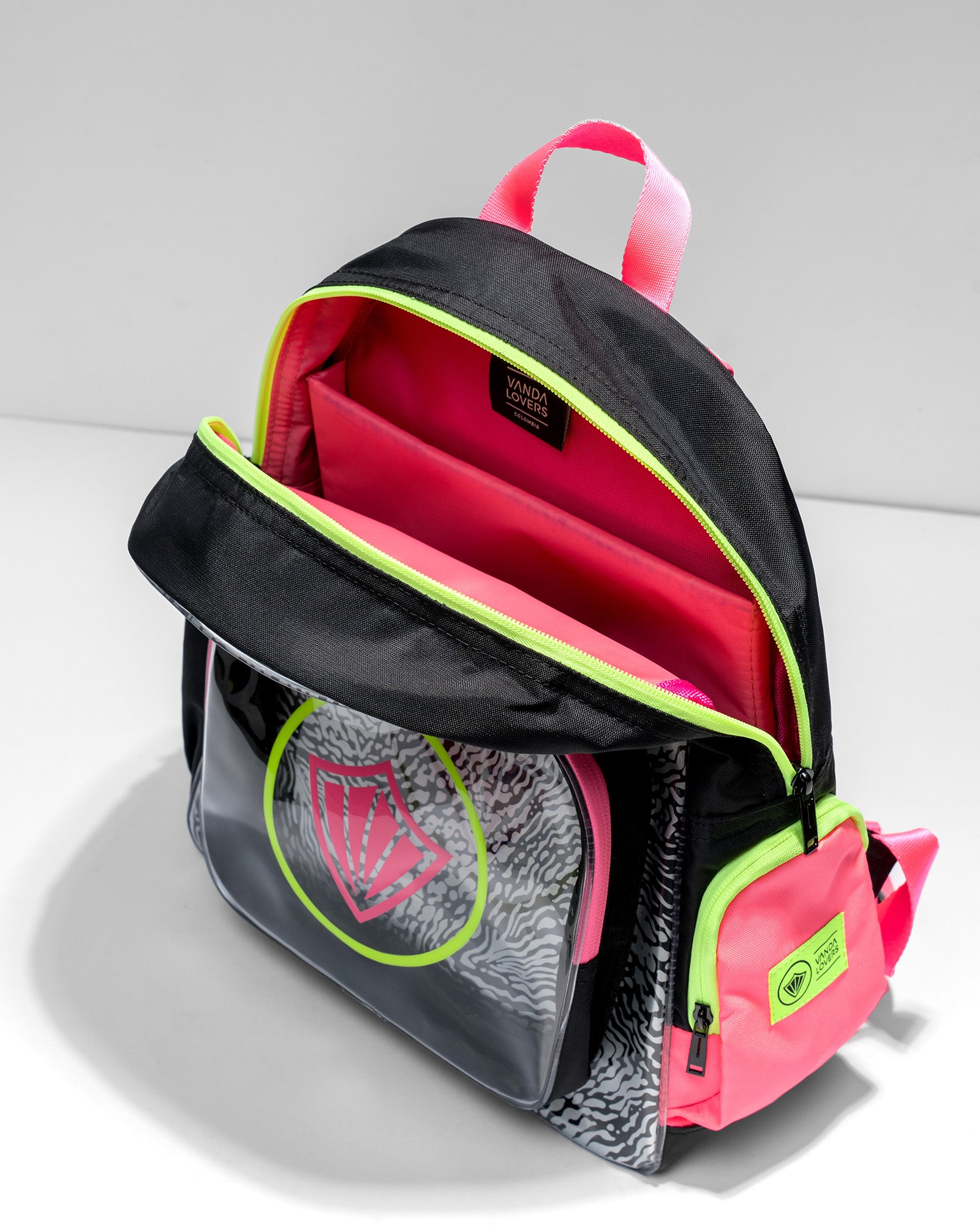Morral Mini Plus Animal Groove Black Pink YW