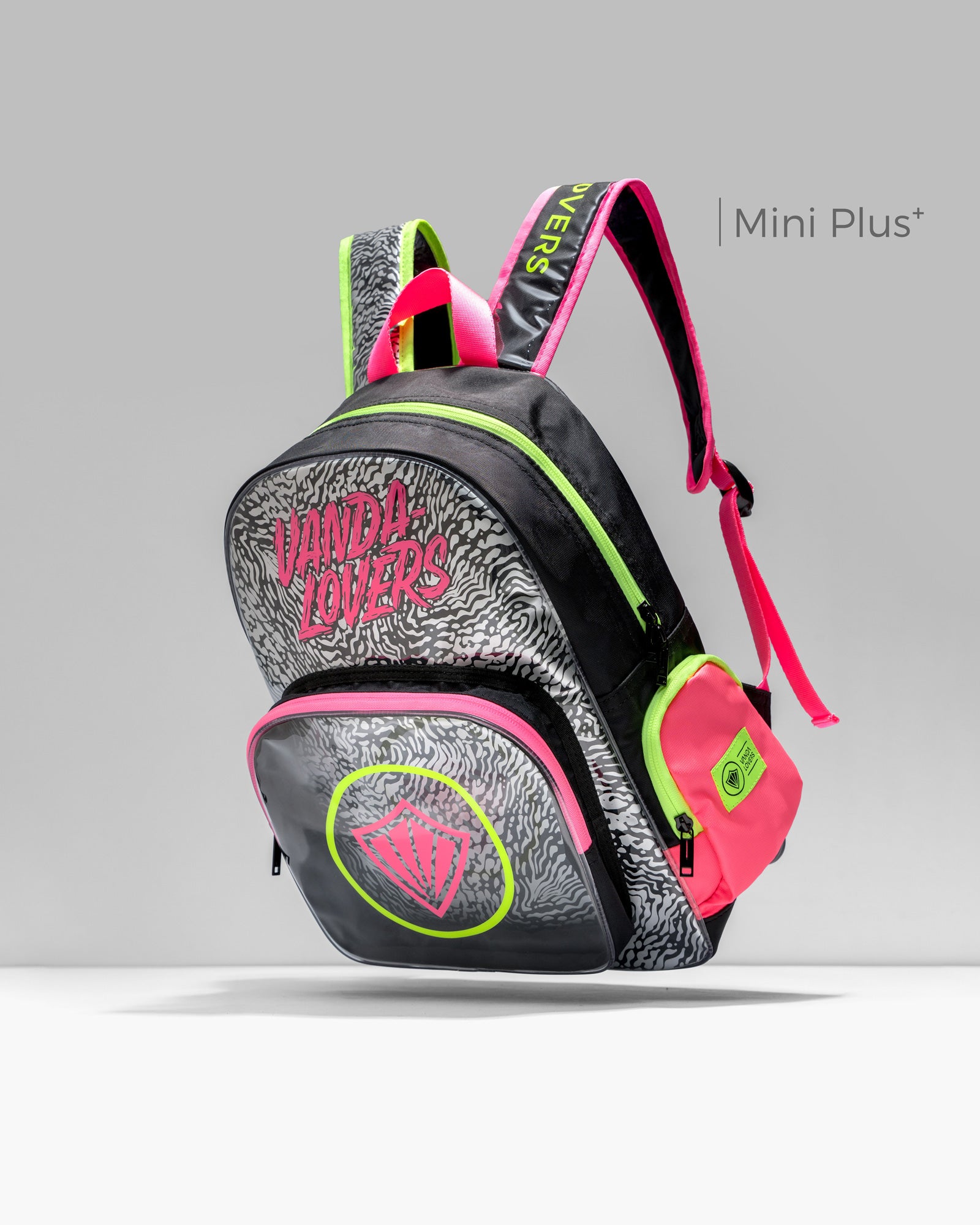 Morral Mini Plus Animal Groove Black Pink YW