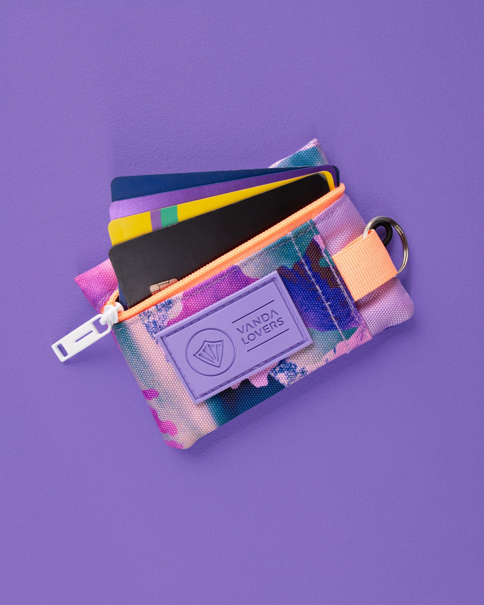 Billetera Light Sea Camo Violet