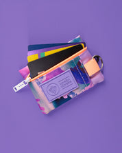 Billetera Light Sea Camo Violet