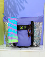Bolsa de Playa Plus Animal Groove Violet Black
