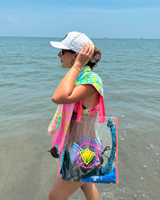 Bolsa de Playa Groovy Sand Waves Melon Blue PK