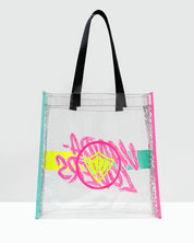 Bolsa de Playa Animal Aqua Pink YW