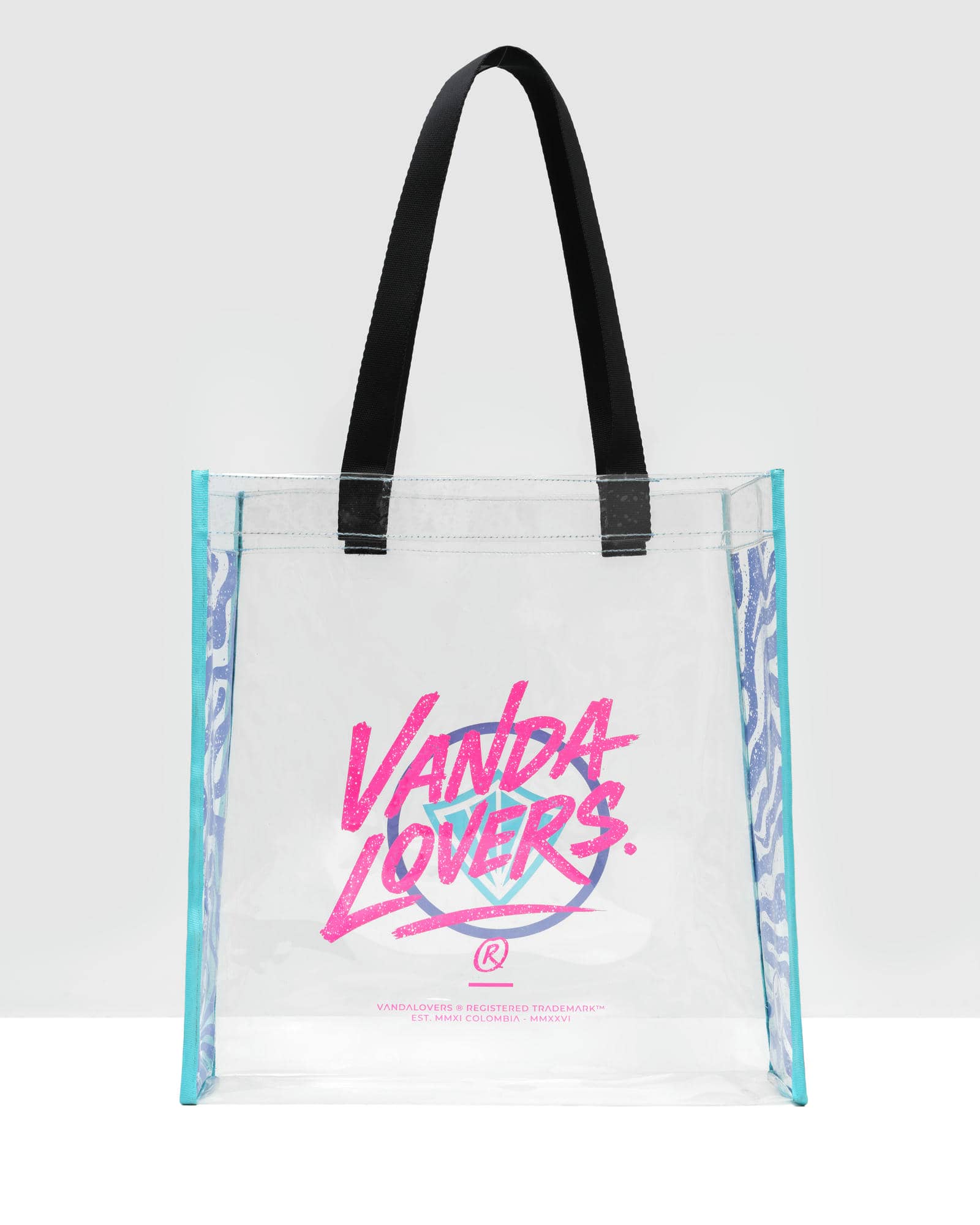 Bolsa de Playa Groovy Sand Waves Violet Blue
