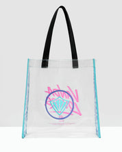Bolsa de Playa Groovy Sand Waves Violet Blue