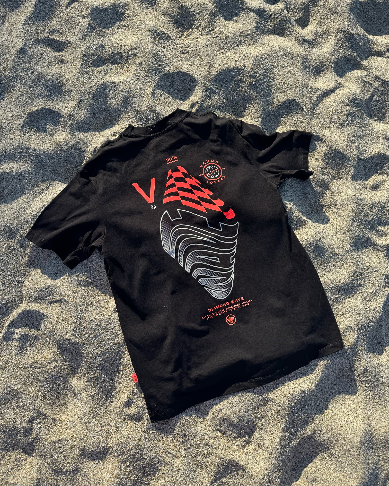 Camiseta Diamond Wave Black SN