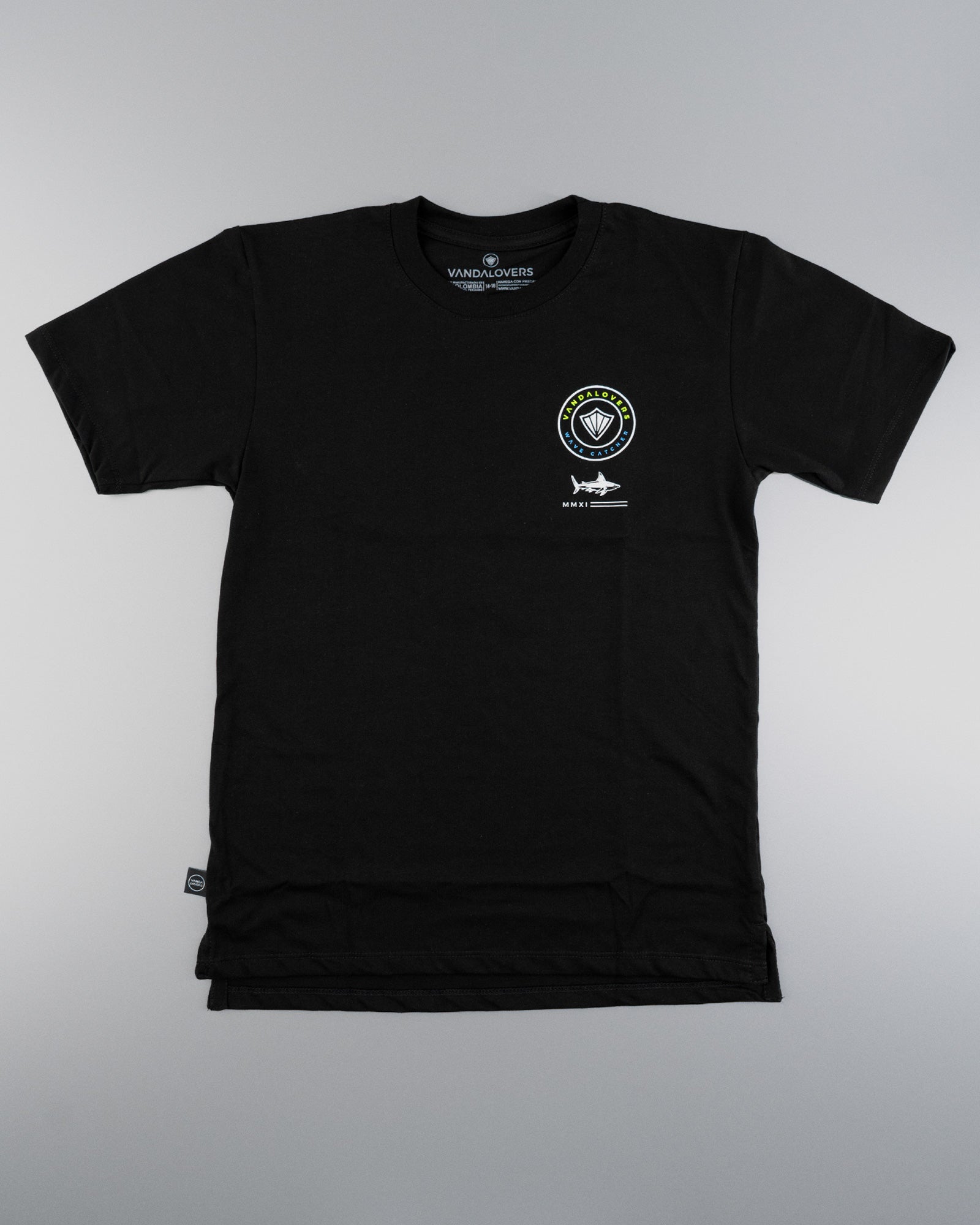 Camiseta Niño Wave Catcher Black AZYW