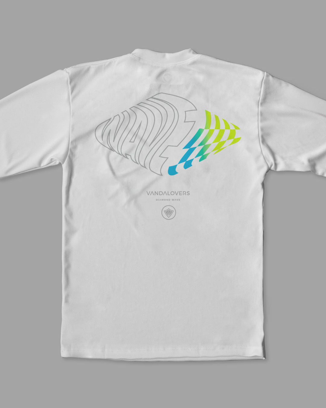 Camiseta Solarproof Niño Diamond Wave White YWAZ