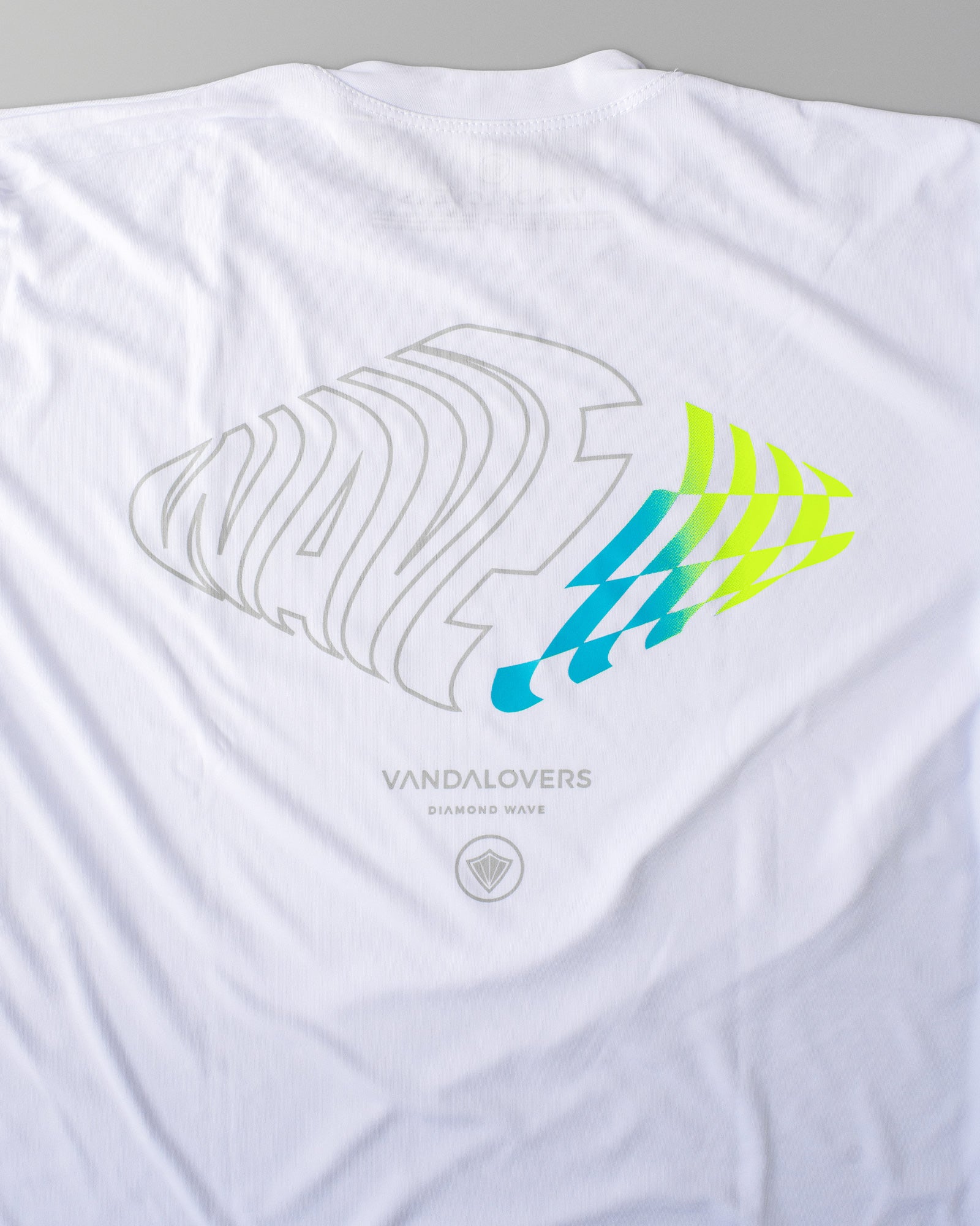 Camiseta Solarproof Niño Diamond Wave White YWAZ