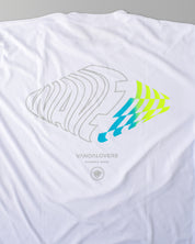 Camiseta Solarproof Niño Diamond Wave White YWAZ
