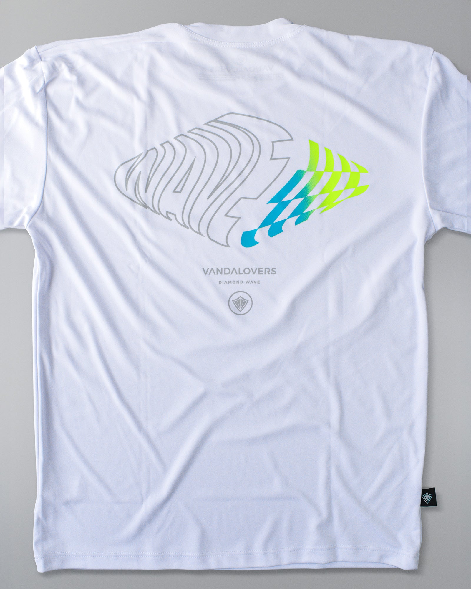 Camiseta Solarproof Niño Diamond Wave White YWAZ