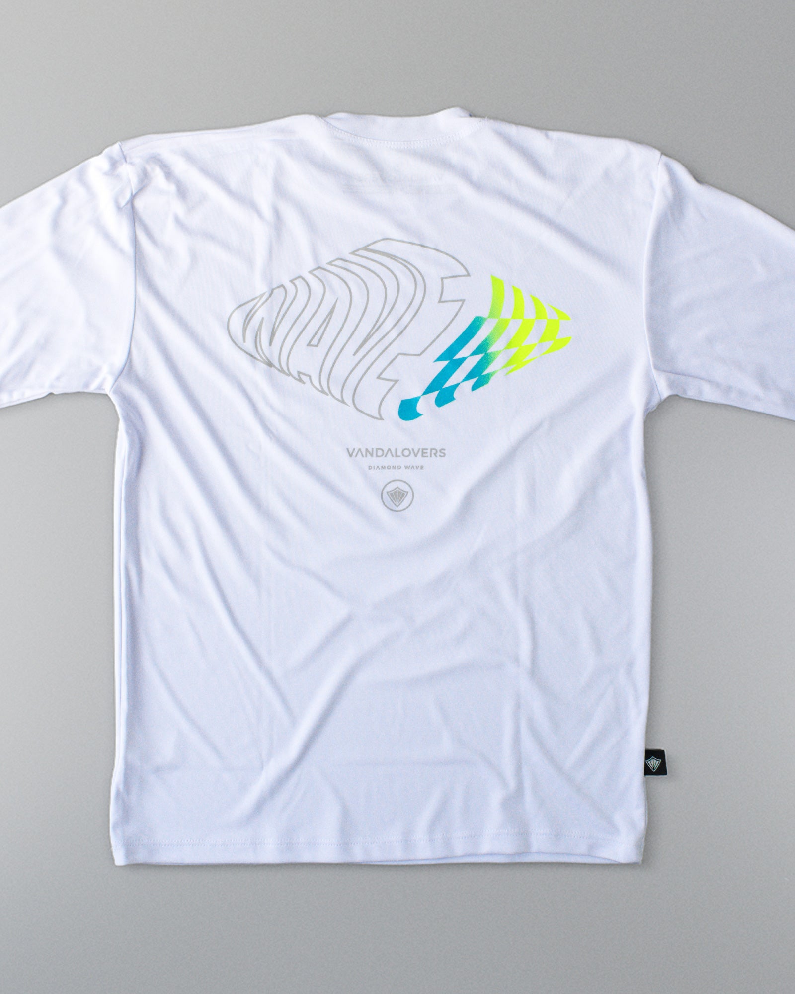 Camiseta Solarproof Niño Diamond Wave White YWAZ
