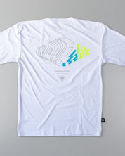 Camiseta Solarproof Niño Diamond Wave White YWAZ