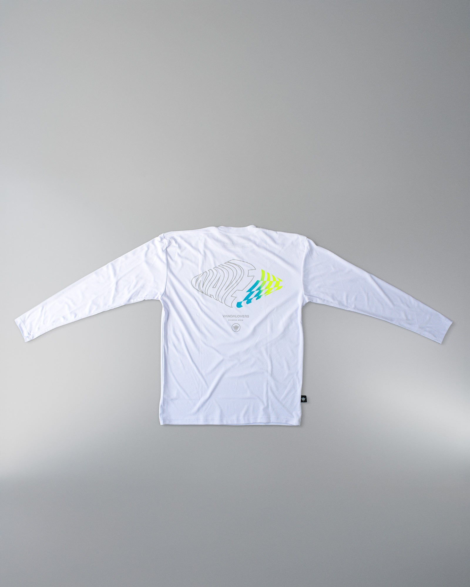 Camiseta Solarproof Niño Diamond Wave White YWAZ