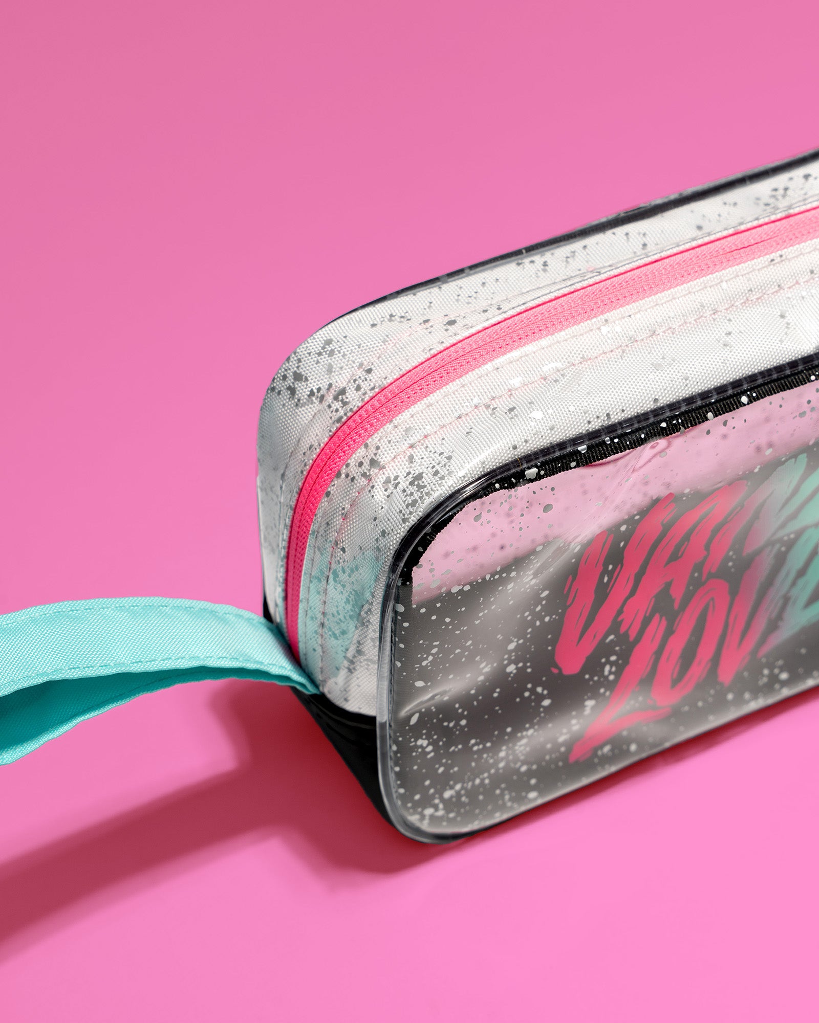 Estuche Clear Splash Supernova Aqua Pink