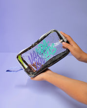 Estuche Clear Splash Supernova Violet Aqua