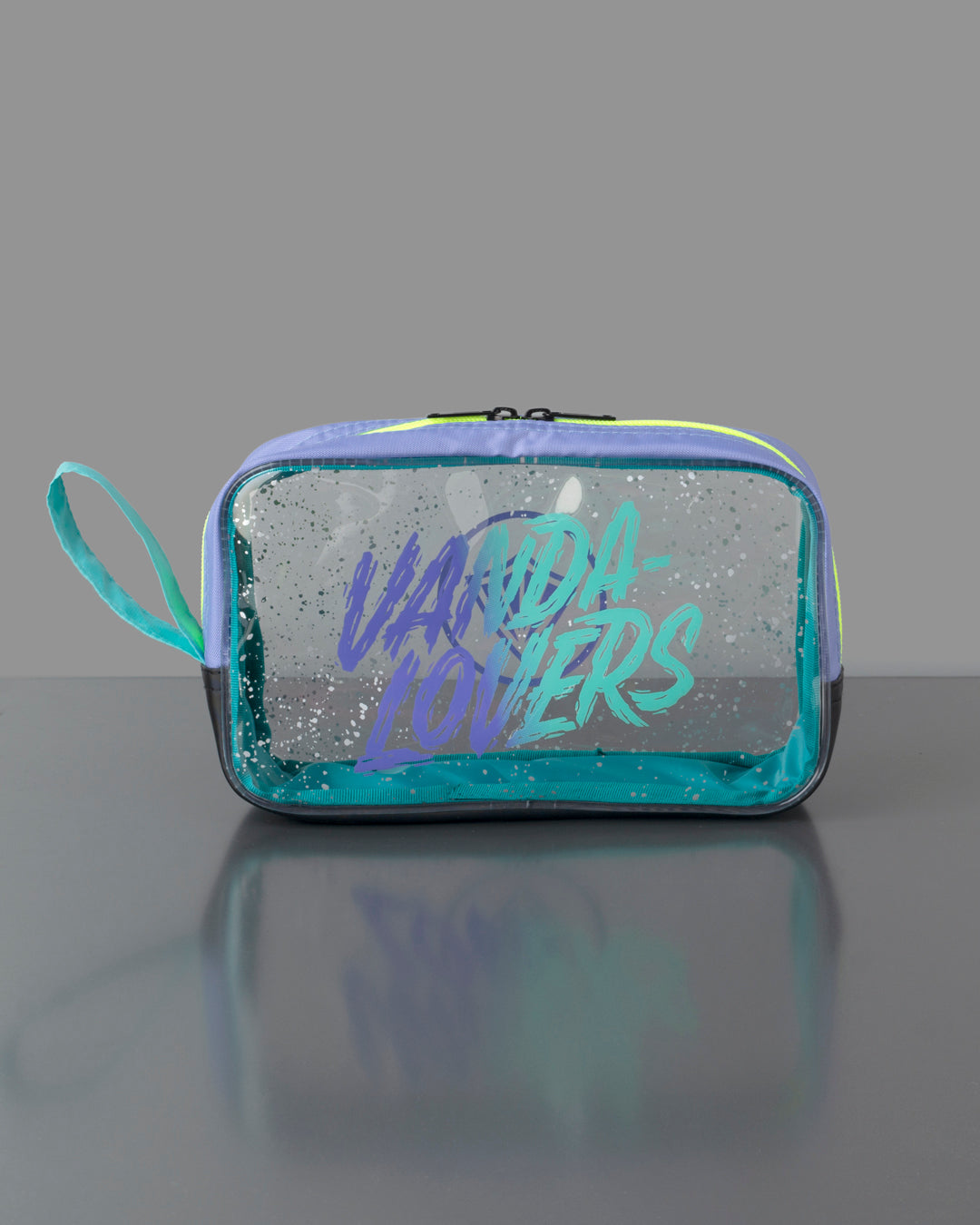 Estuche Viaje Clear Violet Blue Black