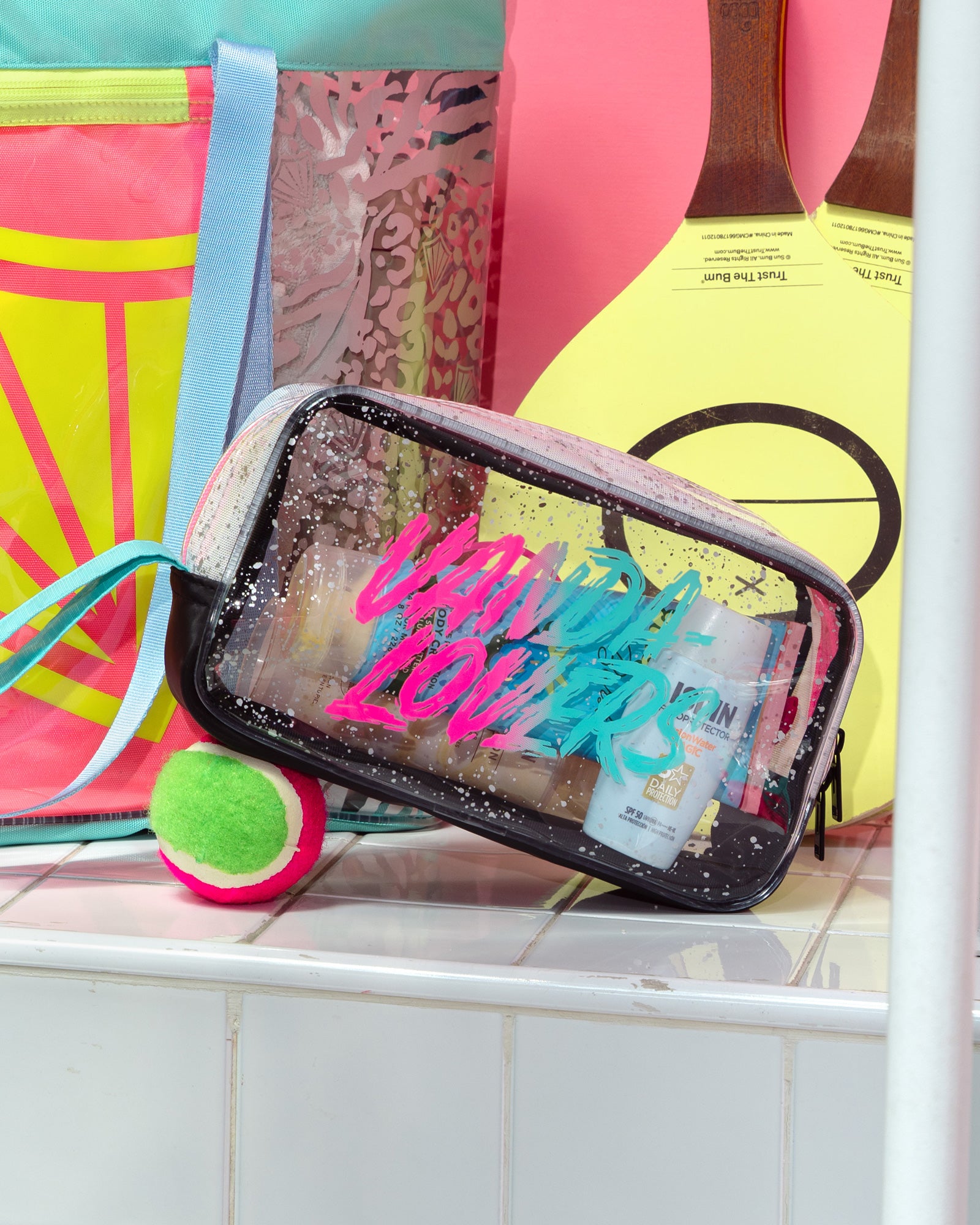 Estuche Clear Splash Supernova Aqua Pink