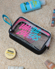 Estuche Viaje Clear Supernova White Blue Pink