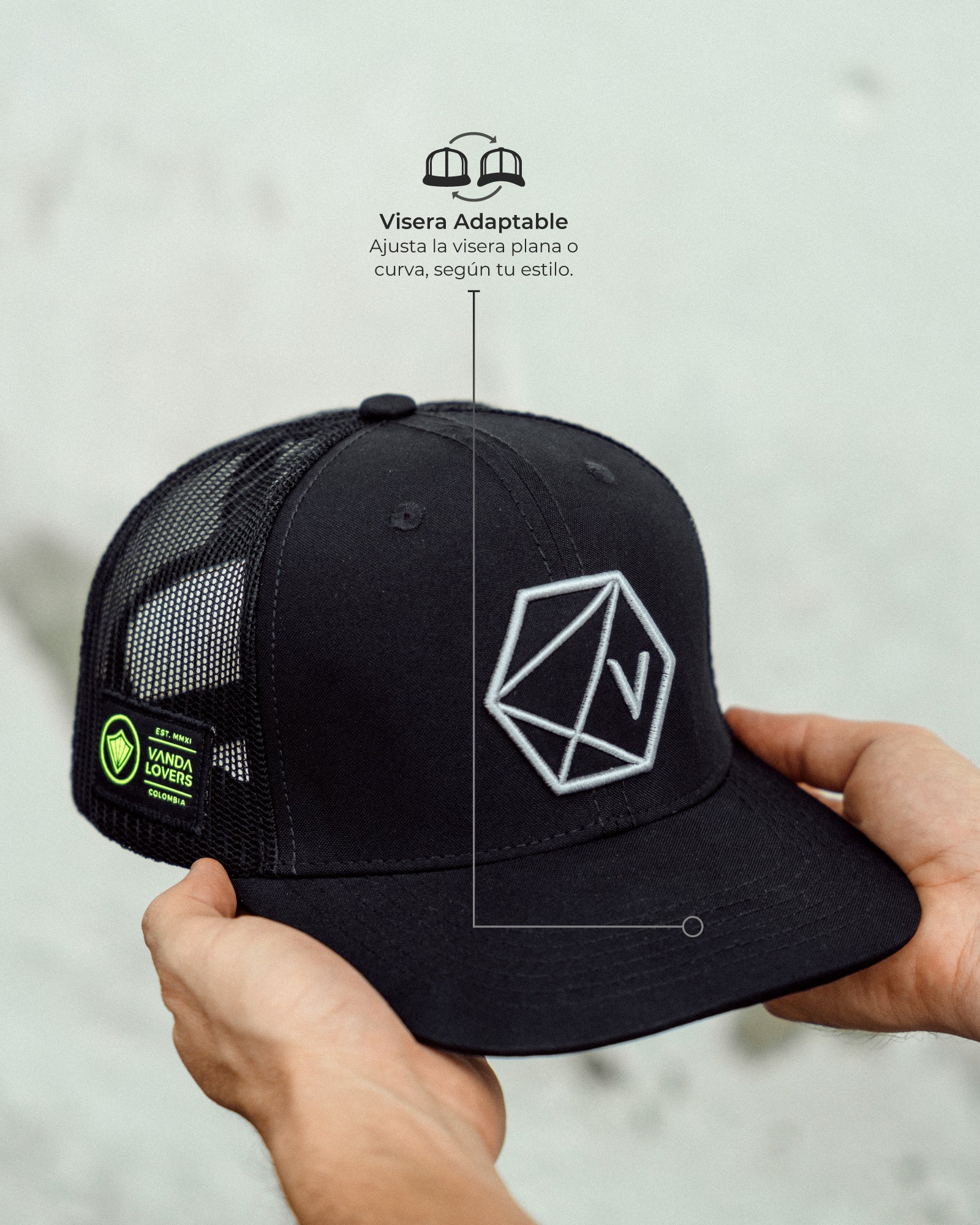 Gorra Trucker Hexa Hive