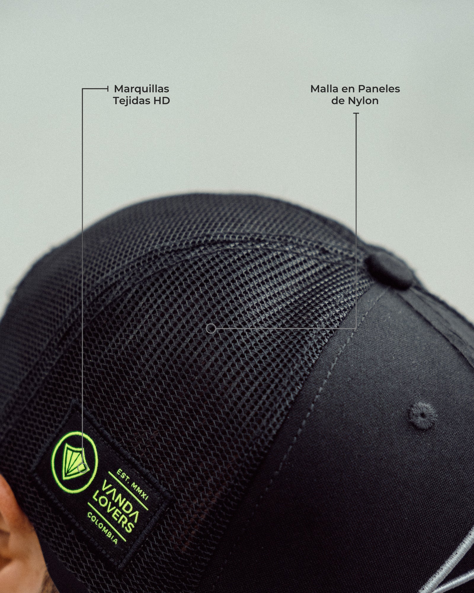 Gorra Trucker Hexa Hive