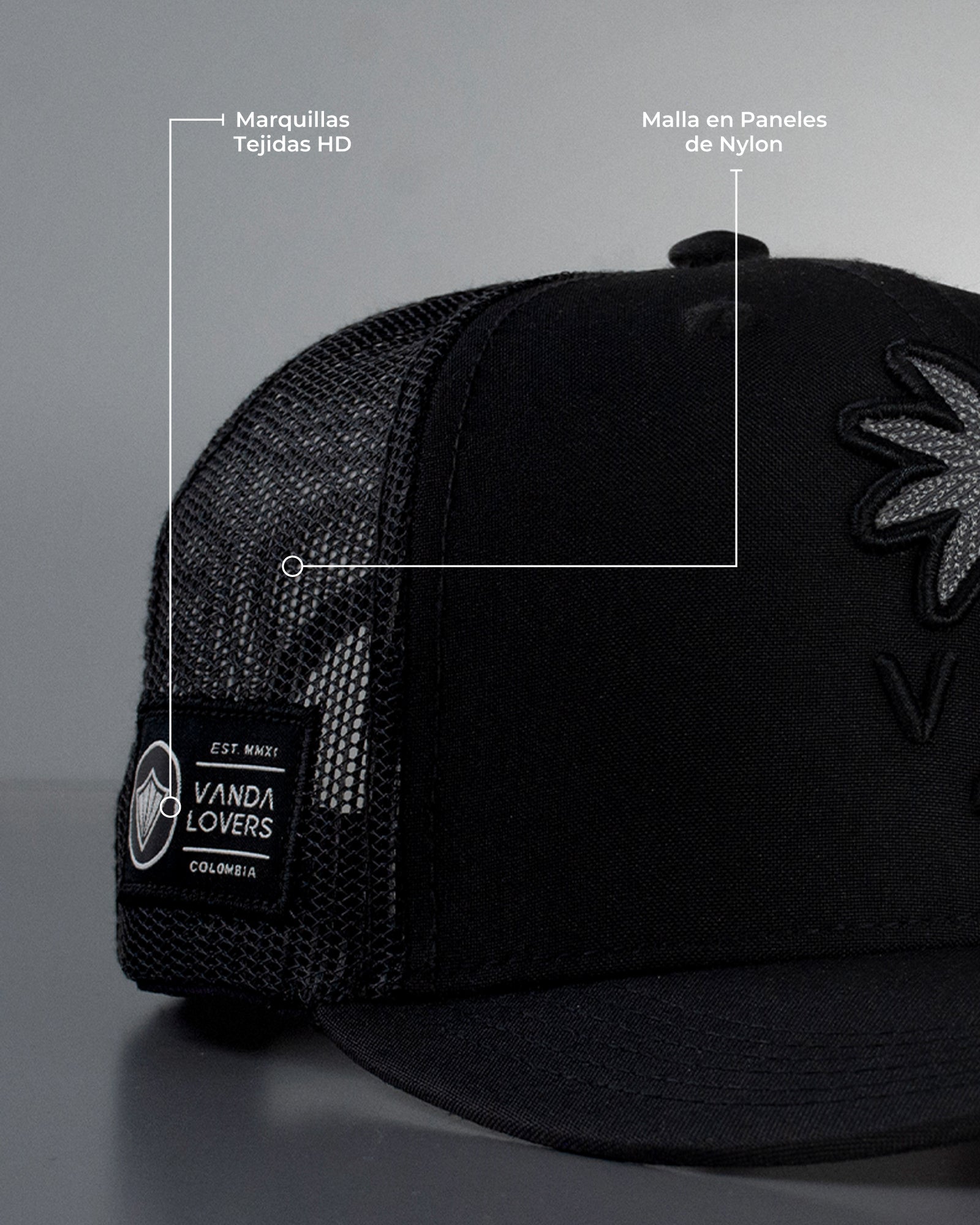 Gorra Trucker Venice Gray 6P