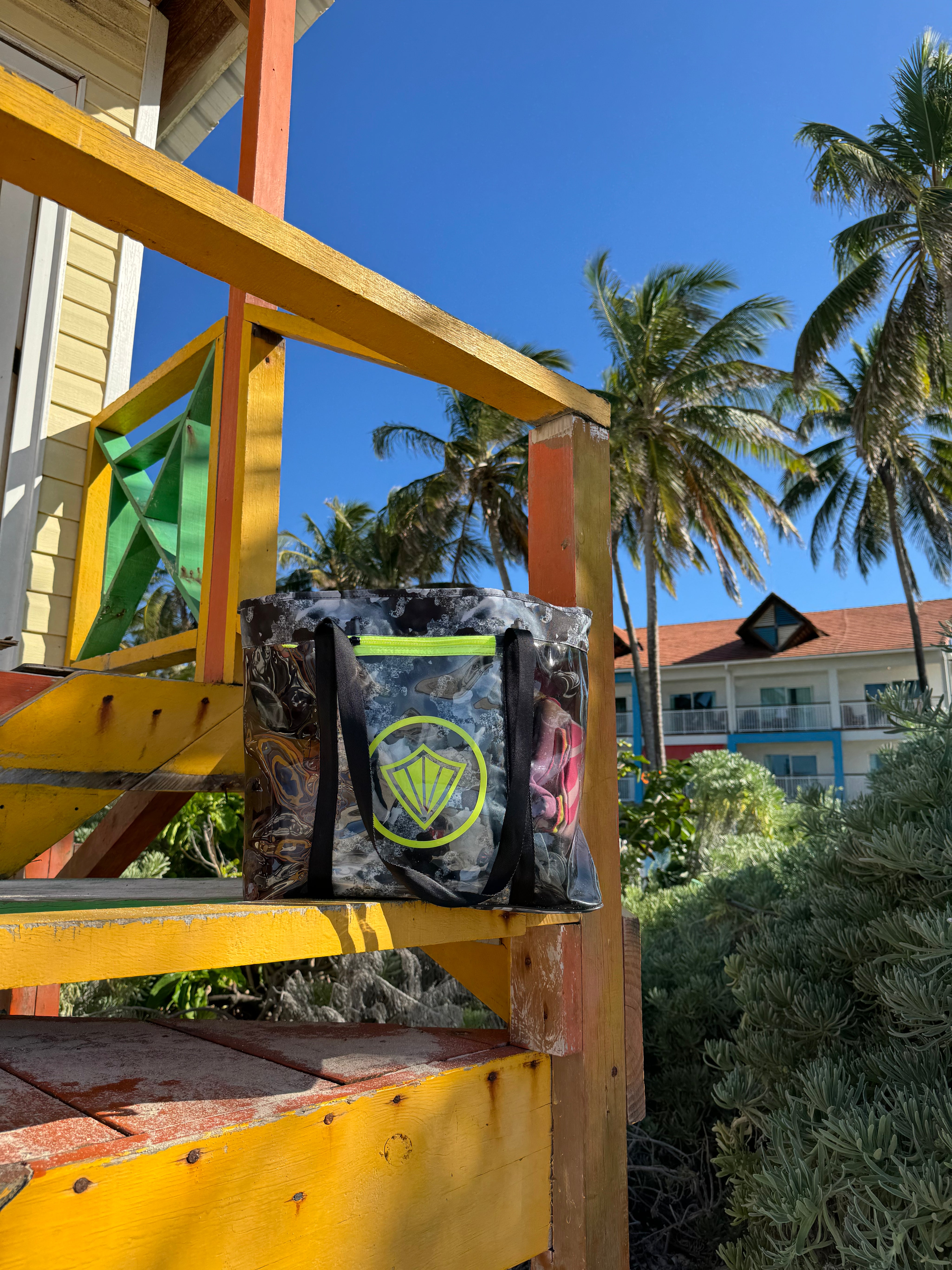 Bolsa de Playa Plus Sea Camo Black