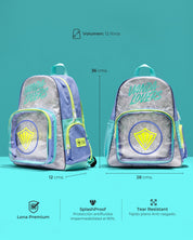 Morral Mini Plus Animal Groove Violet Aqua