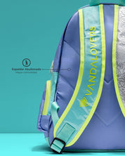 Morral Mini Plus Animal Groove Violet Aqua