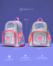 Morral Mini Plus Animal Groove Violet Melón Pink