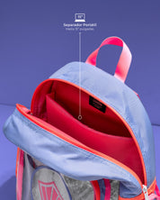 Morral Mini Plus Animal Groove Violet Melón Pink