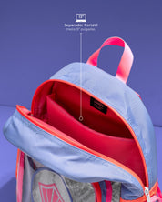 Morral Mini Plus Animal Groove Violet Melón Pink