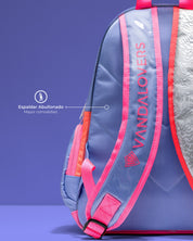 Morral Mini Plus Animal Groove Violet Melón Pink