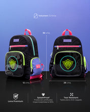 Morral Mini Plus Icon Nebula Black Violet Fun