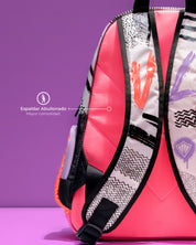 Morral Mini Plus Strokes Splash Fun Melón Pink