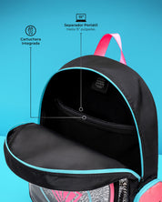 Morral Animal Groove Black Blue Pink