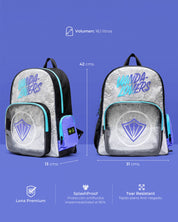 Morral Animal Groove Black White Violet Blue