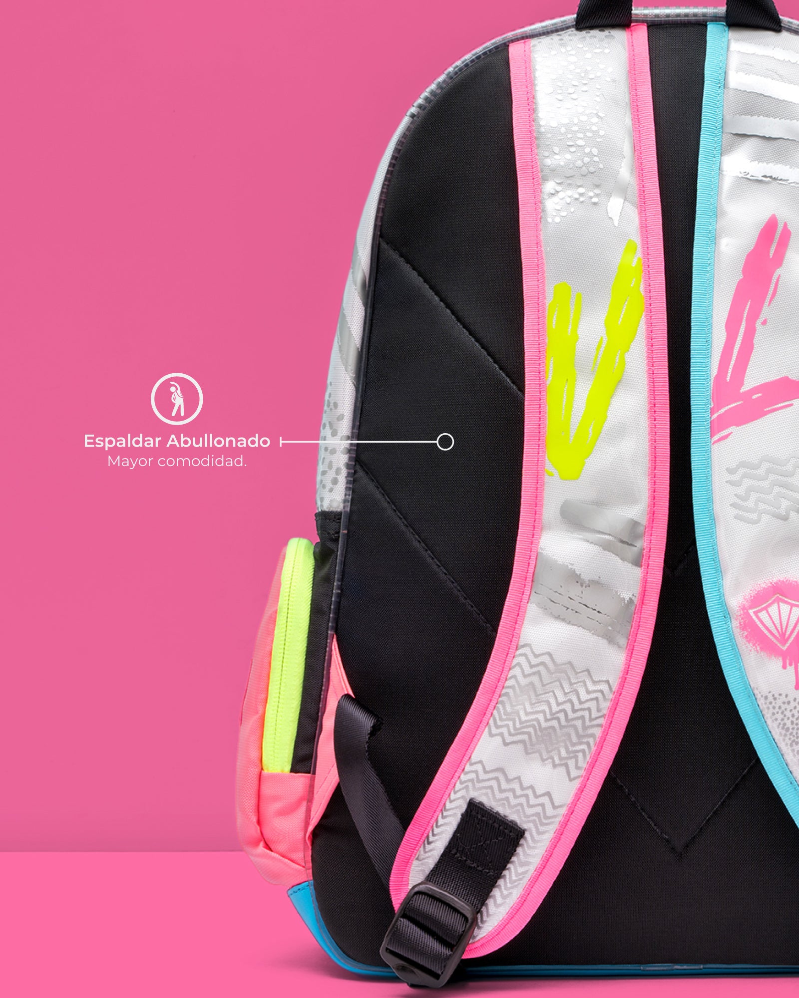 Morral Strokes Silver White Fun