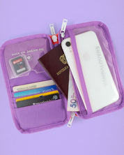 Portadocumentos Sea Camo Violet Green