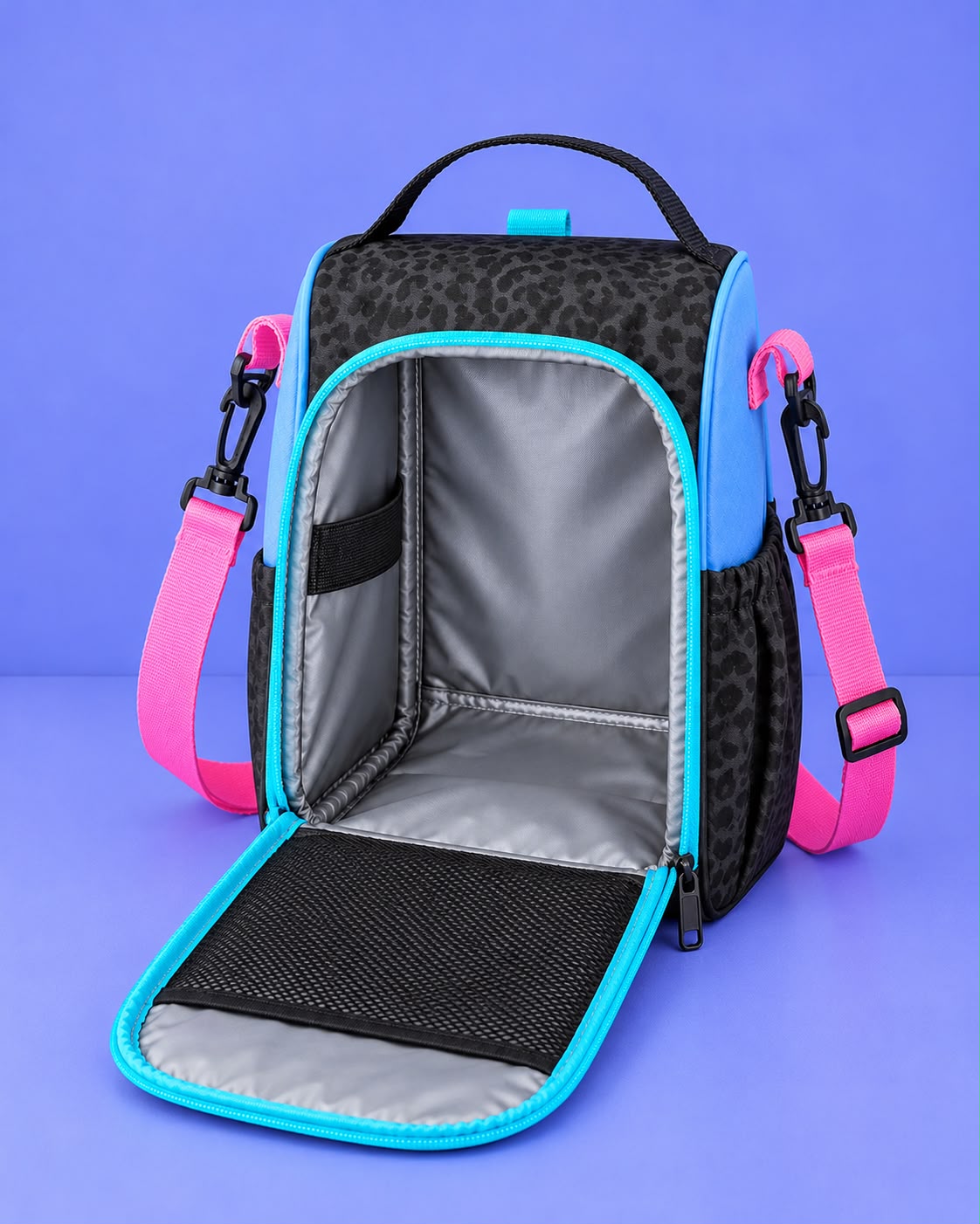 Lonchera Icon Nebula Black Violet AZPK