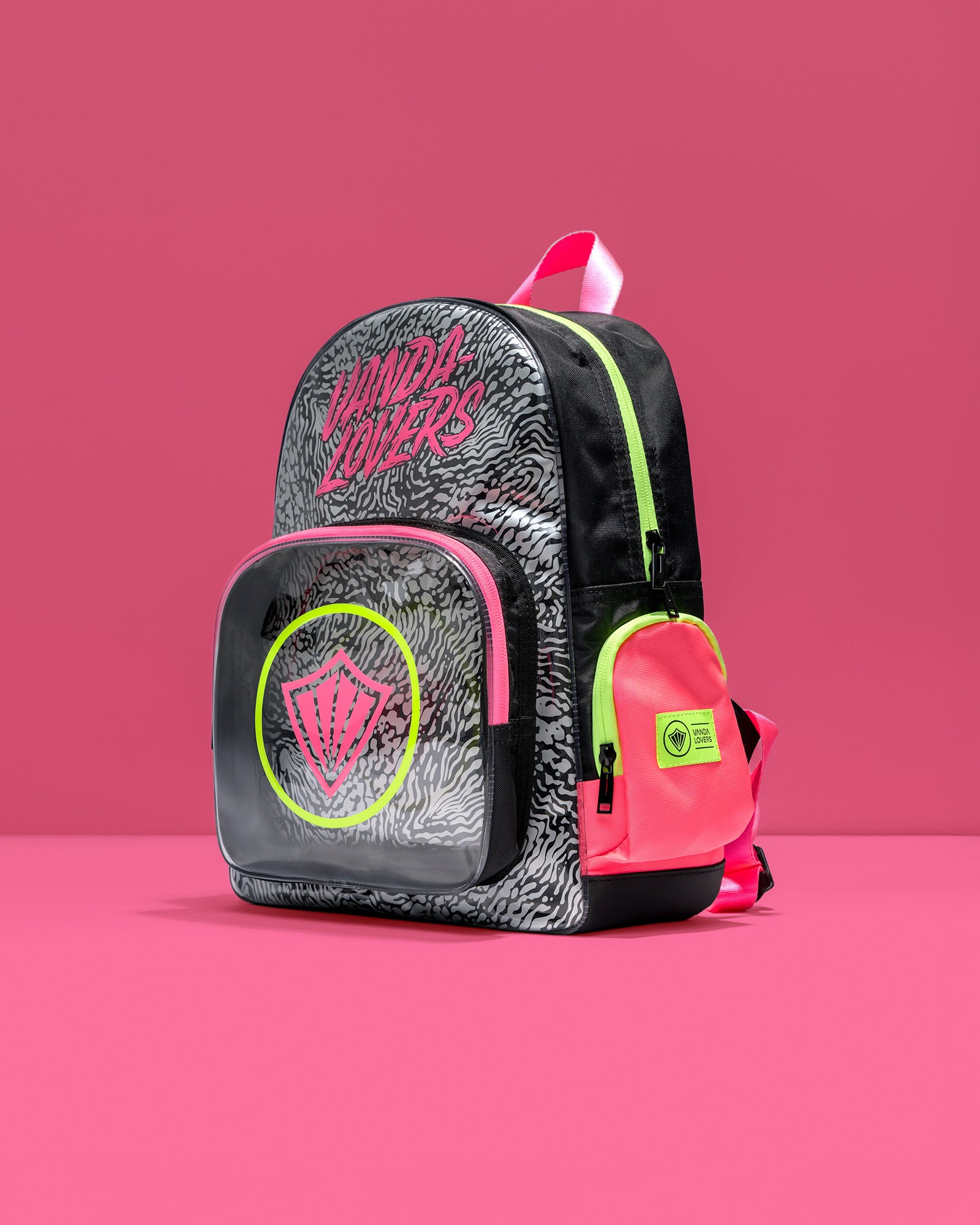 Morral Mini Plus Animal Groove Black Pink YW