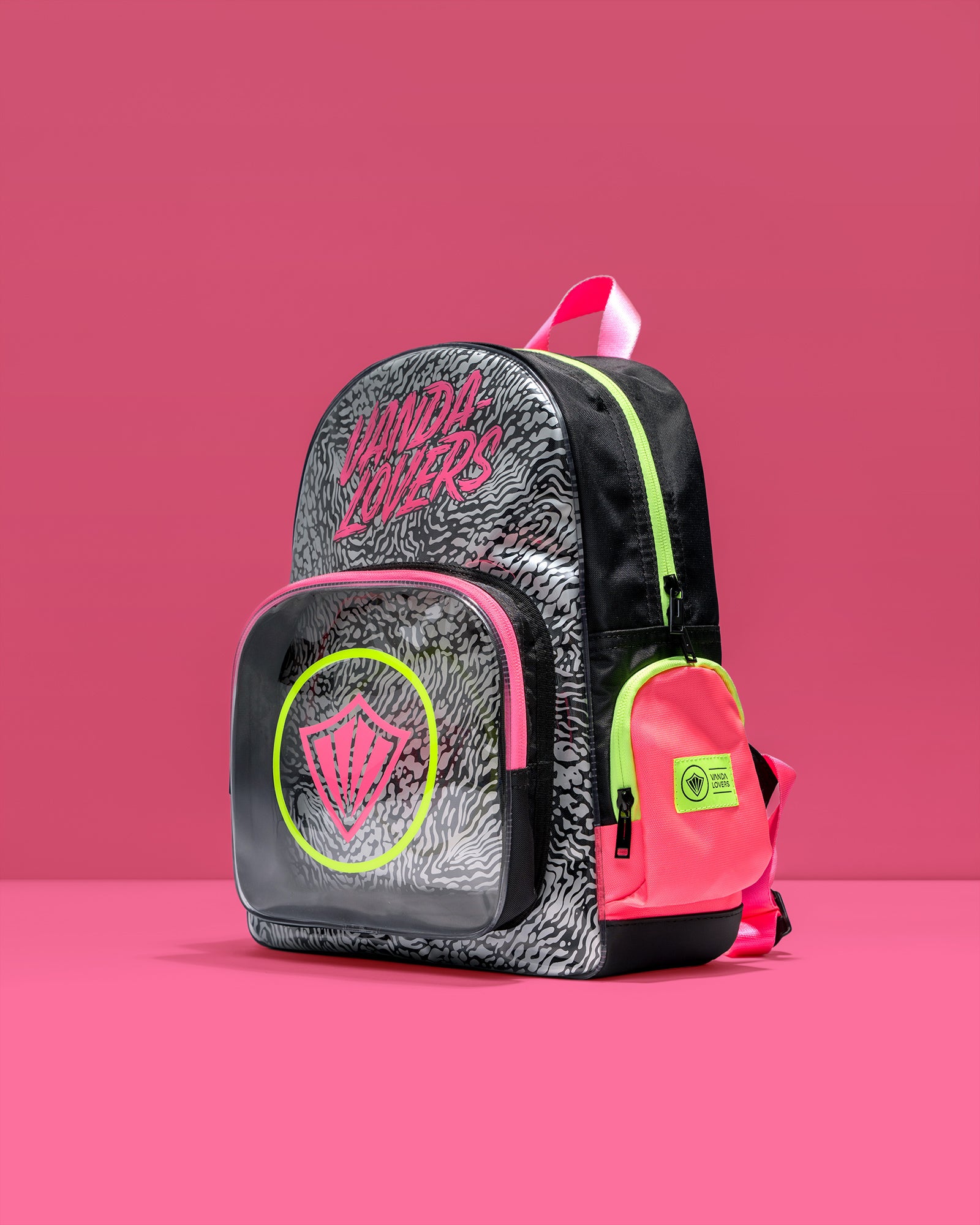 Morral Mini Plus Animal Groove Black Pink YW
