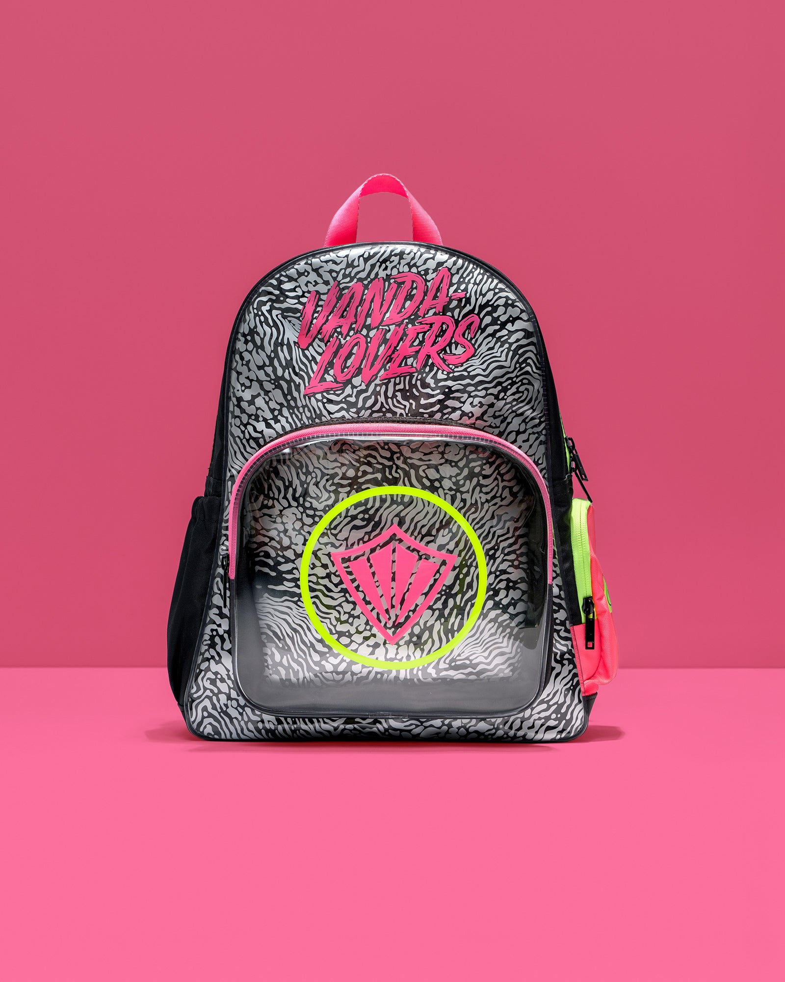 Morral Mini Plus Animal Groove Black Pink YW