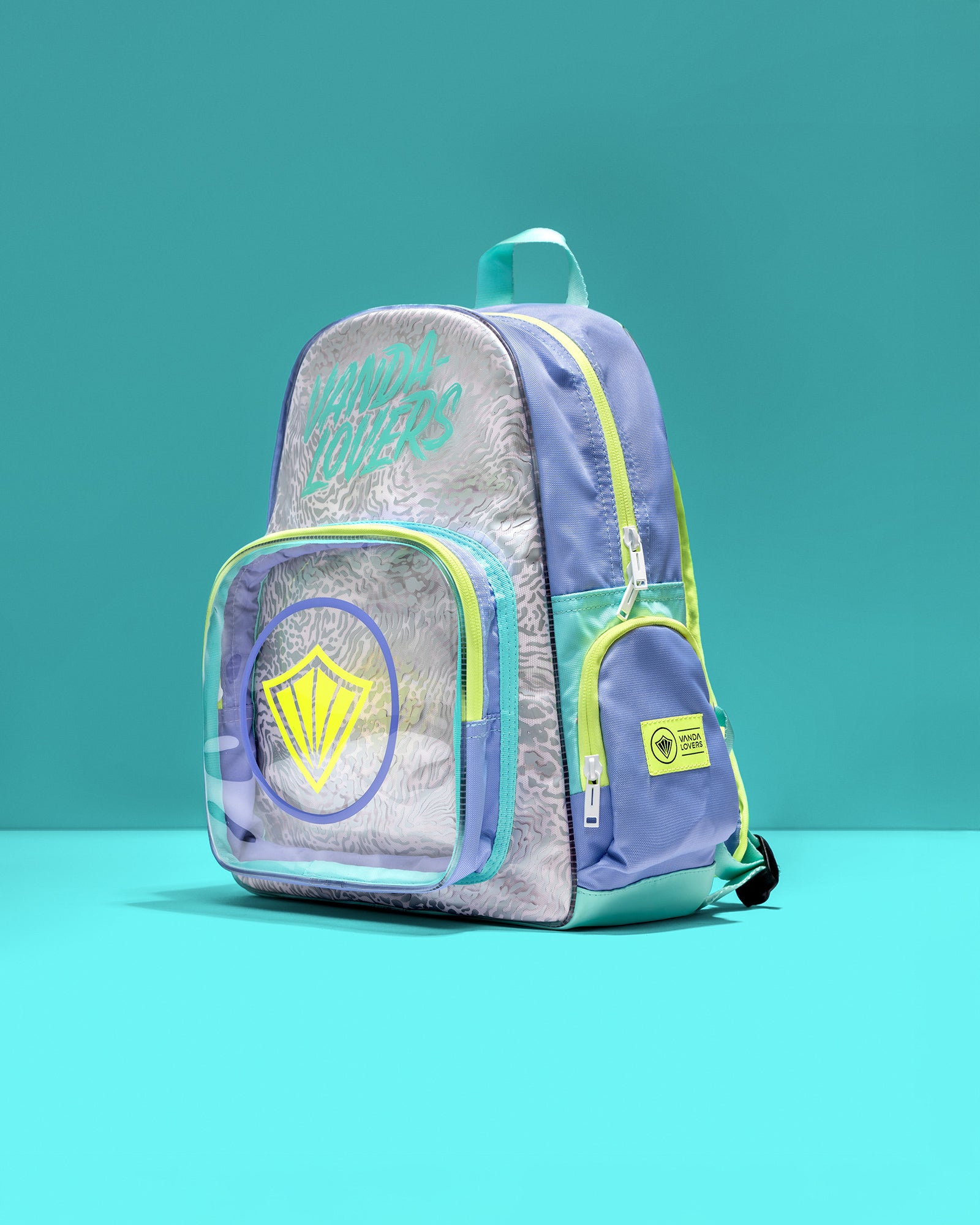Morral Mini Plus Animal Groove Violet Aqua