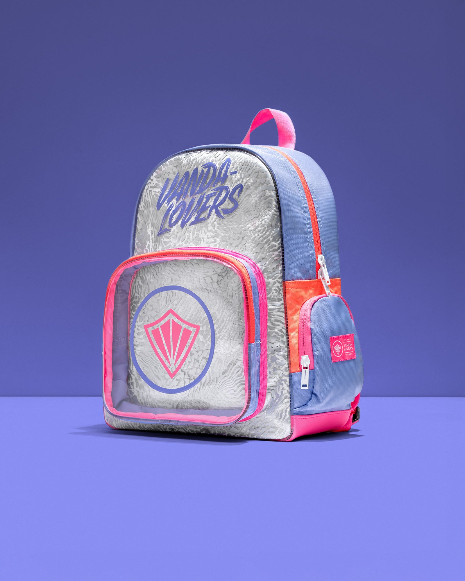 Morral Mini Plus Animal Groove Violet Melón Pink