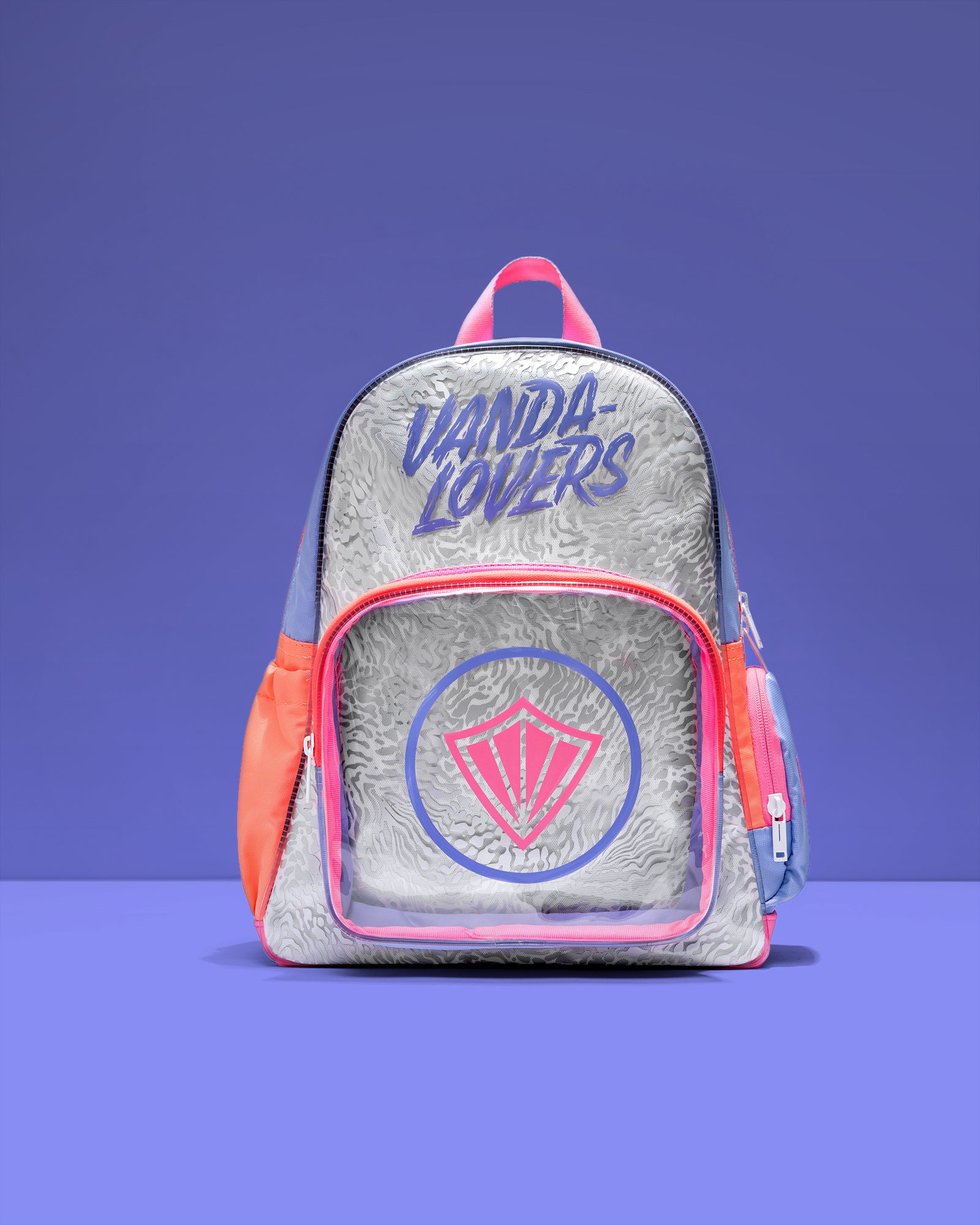 Morral Mini Plus Animal Groove Violet Melón Pink