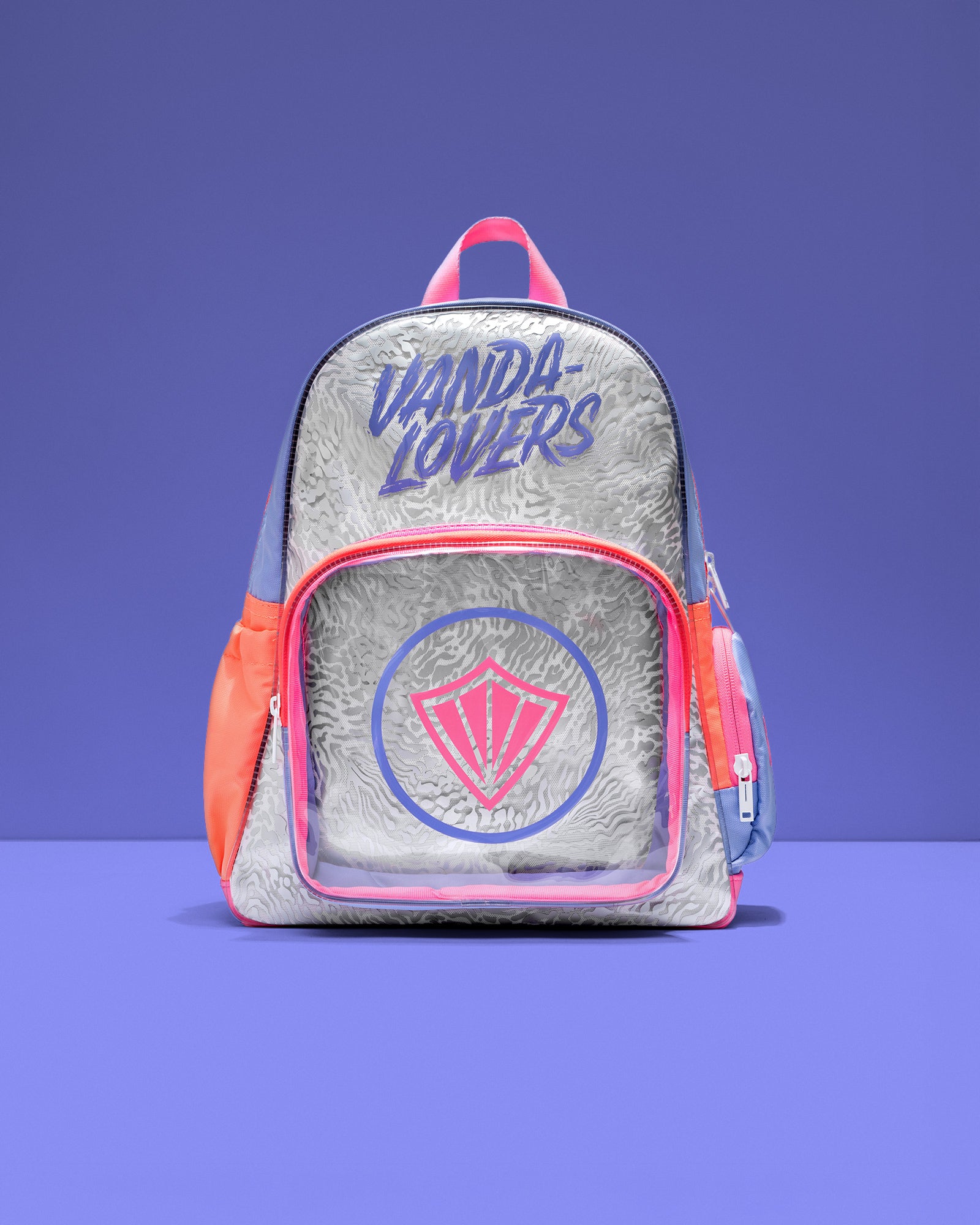 Morral Mini Plus Animal Groove Violet Melón Pink