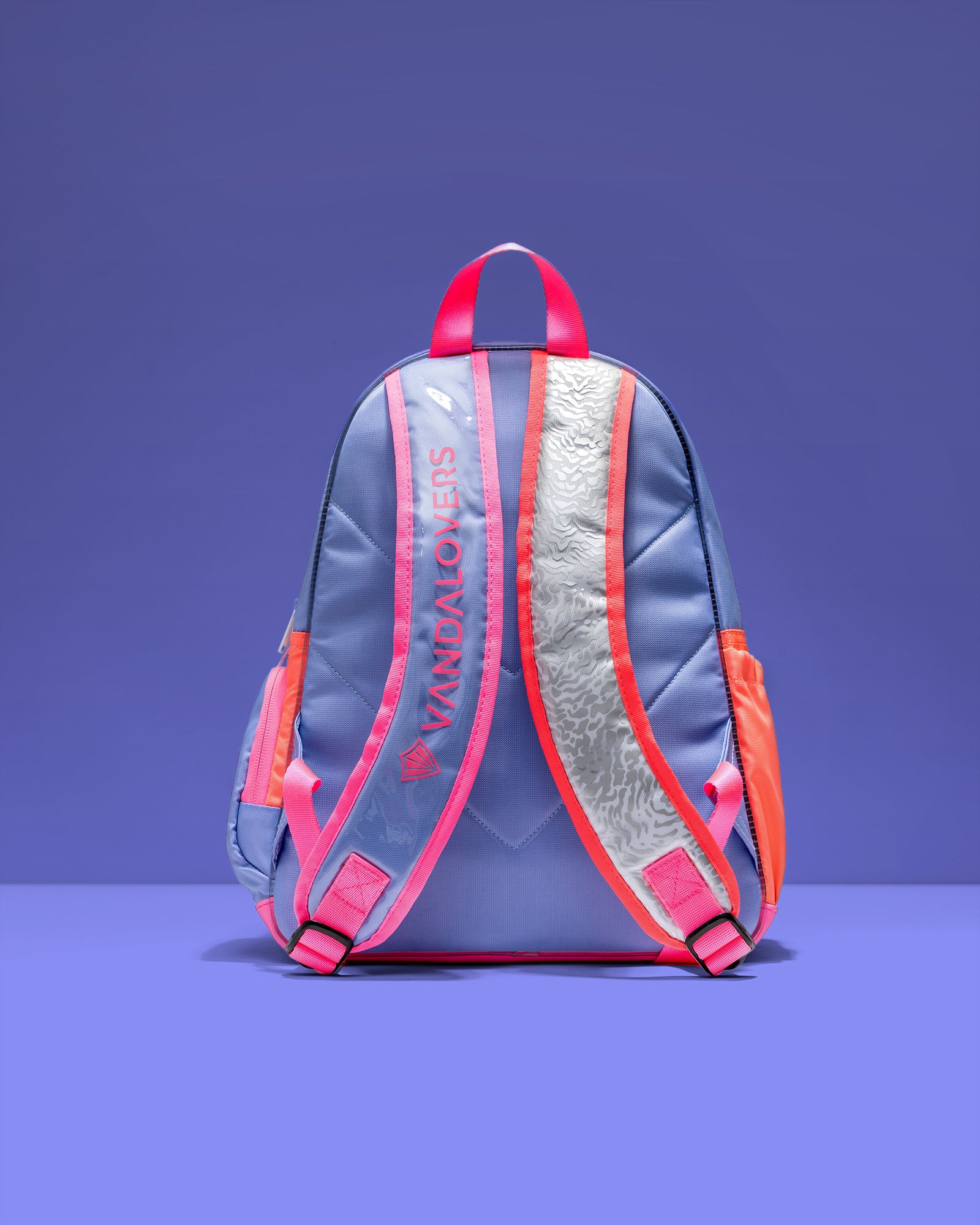 Morral Mini Plus Animal Groove Violet Melón Pink