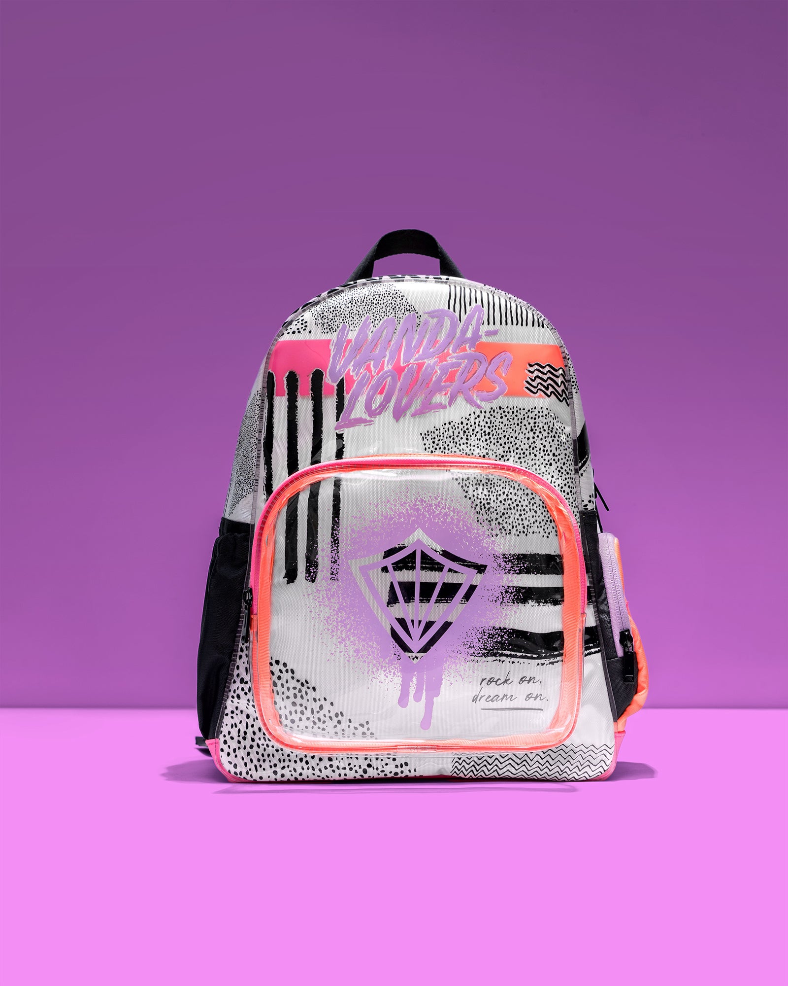 Morral Mini Plus Strokes Splash Fun Melón Pink