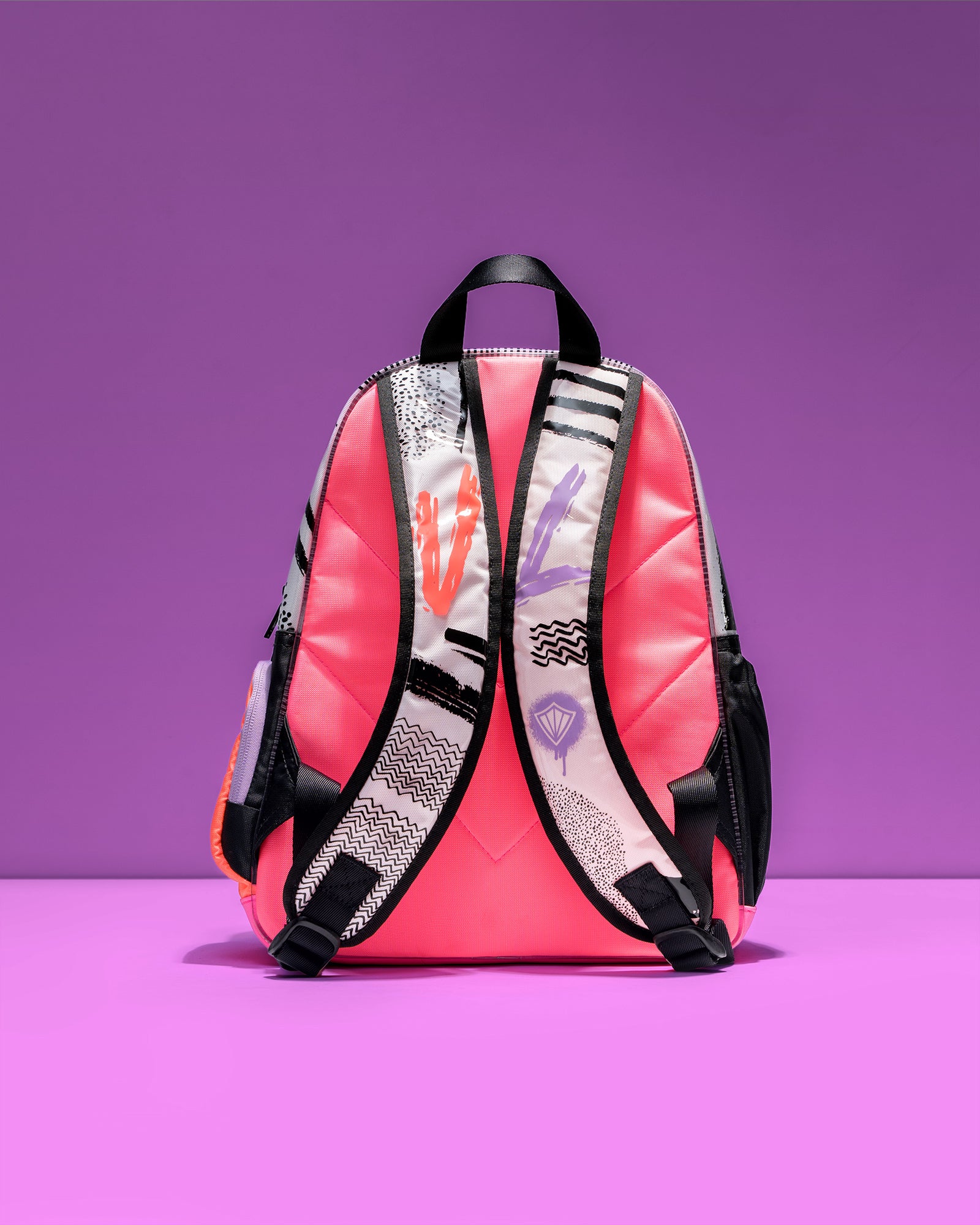 Morral Mini Plus Strokes Splash Fun Melón Pink